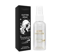 Glitter Hairspray - 80 ml de larga duración - Spray cosmético - Spray de maquillaje cosmético | Multi-Purpose Glitter Spray For Hair, Body, Face And Clothes | Perfect For Easter Crafts, Pares