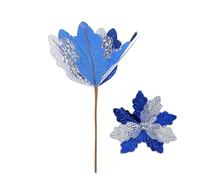 Glitter Handmade Christmas Flowers For Tree Decorations | Holiday Flower Decorations For Wreaths, Garlands, And Christmas Tree Ornaments With Handmade Flower Design For Festive Décor