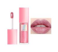 Glitter Lip Gloss, Shimmering Lip Plumper, Moisturizing Liquid Lipstick, Glossy Lip Balm, Nourishing Makeup, Perfect for Women and Girls Lip Makeup Routine