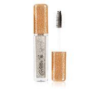 Glitter Mascara Diamond Sparkling Colorful Mascara, anti-smudge sparkling colorful eye make-up tool for weddings stages music festivals (Blanco plateado)