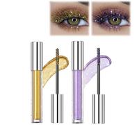 Glitter Mascara for Eyelashes, Question Beauty Glitter Mascara for Women, Question Beauty Mascara, Question Beauty Gold Mascara, Waterproof Gold Mascara for Eyelashes(C)