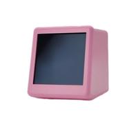 (Glitter) Mini Portable Meteorological Station WIFI Intelligent Desktop Clock 1.54" Digital LCD Screen Clock Home Tabletop Decors