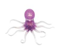 Glitter Octopus Squeeze Toy - Realistic Soft Stretchy Pinch Fidget, Non-Sticky Material Fun Texture, Sensory Activity Tool, Squeeze Toy for Kids Adults Boys Girls, Accessory