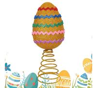 Glitter Ornament - Easter Spring Tree Topper, Sparkling Egg Decoration, Multi-Purpose Accessory, Family Party Centerpiece, Birthday Event Supply, Christmas Holiday Item/