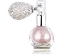 Glitter Powder Spray,Sprays de Brillo para El Cuerpo y El Cabello,Highlighter Polvo Sueltospray,Brillo Polvo Spray,para La Fiesta,Festival,Mascarada,Make-up(Rosa)