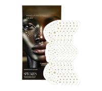 Glitter Speckle Sticker - Temporary Gold Speckle Makeup Decals | Face Glitter Speckle Patches | Face Glitter Makeup Speckles For Christmas, & Festival