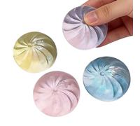 Glitter Squeeze Dough Toys, 4 Piece Cute Soft Ball Set, Fun Fidget Toys, Stress Relief Playthings for Teens Kids Women Men Adults Birthday Goodie Bag Fillers Boys Girls Stuffers and Daily