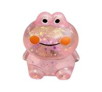 Glitter Squeeze Toy, Soft Stress Relief Ball, Cute Animal Toy for Kids Teens Adults Students, Relaxing Sensory Fidget Stress Reliever for Home Office Classroom Work Study Relaxation Focus Fun