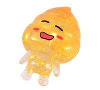Glitter Squeeze Toys, Slow Rising Poop Shape Gadget, Silicone Fidget Toy with Soft Sturdy Material, Stress Relief Toy, Fun Sensory Toys with Cute Design, Kids Adults Accessory for Classroom