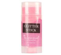 Glitter Stick Mujeres Ni ñ as Cuerpo Cabello Cara Cosm é tico Brillo con Ad (Rosa)