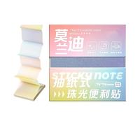 Glitter Sticky Notes - Transparent Pull-out Sticky Notes With Semi-transpar