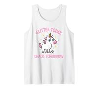Glitter Today Chaos Tomorrow Camiseta sin Mangas