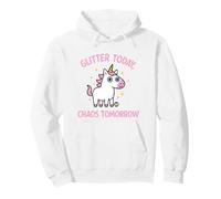 Glitter Today Chaos Tomorrow Sudadera con Capucha