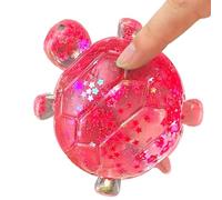 Glitter Turtle Toy, Squeeze Sensory Toy, 2.76x1.97 Inches Party Favor with Soft Feature, Stress Relief Toys, Turtle Squishys with Sturdy Material, Fun Gadget for Home and Classroom