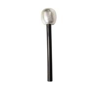 Glittered Fake Microphone Prop - Realistic Children Pretend Star Toy, Costume Performance Accessory | For Cosplay Activity Rock Theme Fashion Show Birthday Party Use Stage Microphone, Cosplay Prop
