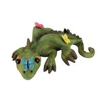 GlitZGlam Cody El Dragón Miniatura Verde De Azar para Su Jardín De Hadas/Jardín Miniatura