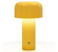 Glivpny Lámpara de escritorio para atenuación táctil portátil, luz nocturna LED recargable por USB, lámpara de mesa moderna de hongo para sala de estar, bar, dormitorio, mesita de noche, estudio,