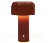 Glivpny Moderna lámpara de mesa de hongo para atenuación táctil portátil, luz nocturna LED recargable con 3 niveles de brillo, lámpara de noche para interiores y exteriores, restaurante, bar,