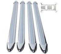 Glixoft Protector Antiarañazos para Esquinas De Coche, 4 Unidades/Juego, Protector De Parachoques Trasero Delantero, Pegatinas Protectoras Anticolisión para Coches