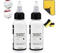Glizm Car Scratch Repair, Quick Carpaint Scratch Repair, Material for Repairing Deep Scratchs and a Hole on The Bumper of Car, Cars Panit Scratches Repairs Polishing Wax of Deep Scratches(2PCS)
