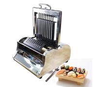 GLJTUO Juego de moldes para sushi, kit de fabricación de sushi, máquina de corte de rollos de sushi comercial para principiantes/profesionales, 12 segmentos, 10 segmentos