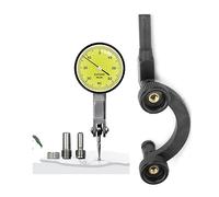 GLJTUO Micrómetro, Indicador De Prueba De Cuadrante Combinado, Soporte De Arco, Varilla De 8 Mm, Base De Indicador De Cuadrante, Buscador Central, Soporte para Herramienta De Me,2pcs Set-D