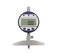 GLJTUO Micrómetro, Indicador Digital De Profundidad, Medidor De Profundidad De Cuadrante De 0 A 100 Mm, Herramienta De Medición con Indicador Digital,