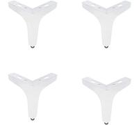 GLJTUO Patas para Muebles, Patas para Sofá, Muebles De Metal para Hacer Uno Mismo, Muebles De TV, Mesas De Café, Sillas, Armarios, con Tornillos, Dorado, 15,Silver-13cm(5.1in)