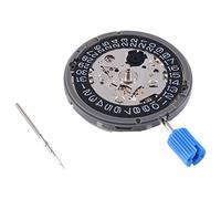 GLJTUO Reloj Mecánico Seprendi Nh35A De Alta Precisión con Fecha A Las 3, Rueda De Fecha, 24 Rubíes, Automático, Cuerda Automática, Color Negro.
