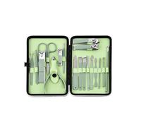GLJTUO Set de cortaúñas para manicura casera, Cuidado Completo de uñas, cortaúñas, Tijeras para uñas