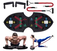 GLKEBY Push Up Rack Board, 12 en 1 Equipo Multifuncional Plegable para Ejercicios en el hogar, Marco de Entrenamiento portátil Push-up, Utilizado para Hombres, Mujeres, Entrenamiento en el hogar