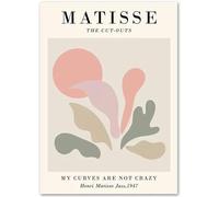 GLKFWVX Henri Matisse Póster de Sun Girl, arte de pared, exposición de Henri Matisse, lienzo, impresiones nórdicas para decoración del hogar, 50 x 70 cm, sin marco