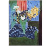 GLKFWVX Henri Matisse - Póster decorativo para pared, diseño de jarrón de Henri Matisse sobre la mesa, impresión de Matisse, pintura para decoración del hogar, 20 x 30 cm, sin marco