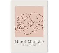 GLKFWVX Henri Matisse Wall Art Henri Matisse "niña dormida" Póster Matisse Prints Matisse Pintura para decoración del hogar imagen 15 x 20 cm sin marco