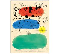 GLKFWVX Joan Miro - Póster de mujer, pájaros, estrellas, arte de pared, impresiones de Joan Miro, lienzo de barbarie, cuadro nórdico para decoración de sala de estar, 30 x 45 cm, sin marco