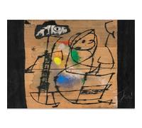 GLKFWVX Joan Miró Wall Art Carteles Famosos Dibujo Lineal Lienzo Estampas nórdicas Estilo Moderno Casa Decoración del salón Cuadro 30x40cmx1 Sin Marco