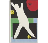 GLKFWVX Póster de Henri Matisse 《Arte del recorte de papel》 Arte mural Grabados abstractos Pintura de lienzo de Henri Matisse Nórdica para decoración del hogar 50x70cm Sin marco