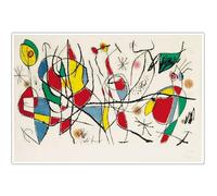 GLKFWVX Póster de Joan Miro con diseño de Joan Miro para pared, impresiones de barbarismo, lienzo nórdico, para decoración de sala de estar, 45 x 30 cm, sin marco