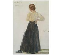 GLKFWVX Póster famoso de Carl Larsson para decoración de sala de estar, 50 x 70 cm, sin marco