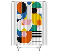 GLKSDLPO Elegante Cortina de Ducha Impermeable con diseño de Flor de Cerezo, decoración Moderna para baño, diseño Floral, Tela Duradera para un hogar de Lujo (85 x 180 cm/33 x 71 Pulgadas (WxH)