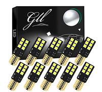 GLL 10pcs T10 W5W LED Canbus Súper Brillante Blanco 501 194 168 3030 12-SMD Bombillas Sin Error Para Bombillas de Luces Interiores Señal Dashborad Luces Laterales de Estacionamiento (9V-26V)