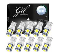 GLL 24V T10 Bombilla LED Blanc 501 W5W Bombillas LED con 5050 5SMD 60 Lumens 7000K para Luces de Cúpula Luces Laterales Luces de Licencia