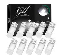GLL T10 Bombillas LED, 12V Blanco 501 W5W Bombillas LED 3030 2 SMD 120 Lumens Cuerpo Cerámico para Luces de Cúpula de Coche Luces Laterales Luces de Matrícula Luces de Maletero