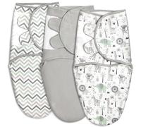 GLLQUEN BABY 0-3 meses, saco de dormir para recién nacidos, pack de 3 pañales, para recién nacidos, pack de 3 pañales, 100 % algodón orgánico (verde)