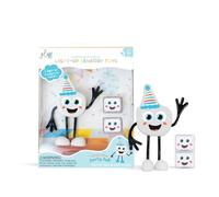 Glo Pals Figuras de baño con cubos luminosos in iguras luminosas para UNA experiencia sensorial única y tiempo mágico de baño (Party Pal blanco)