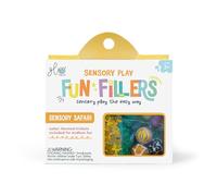 Glo Pals Rellenos Divertidos, Juguetes Sensoriales para Niños, Safari Sensorial