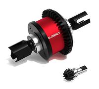 GLOBACT Acero 43T Diferencial activo F/R Diff Set con 10T Engranaje de entrada para Arrma 1/7 Delito Infracción Limitless Fireteam Mojave 1/8 Typhon Notorious Kraton Outcast 6s Series Upgrade Parts