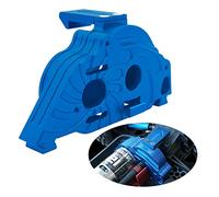 GLOBACT Conjunto de cubierta de engranajes de montaje de motor de aluminio Piezas de actualización para 1/10 Arrma Senton 4X4 550 Typhon 4X4 550 Granite 4X4 550 Rc Truck Reemplazar ARA311029 (azul)