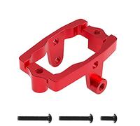 GLOBACT Servo Mount 6061-T6 Aluminio para 1/18 Traxxas TRX4M RC Crawler Upgrades Parts (Rojo)
