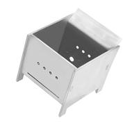 Global Agreement - Pieza de repuesto de cámara de combustión inoxidable para hornos de pellets que se adapta a múltiples entidades de repuesto de estufa de leña de 3 5/8 x 4 x 4 pulgadas